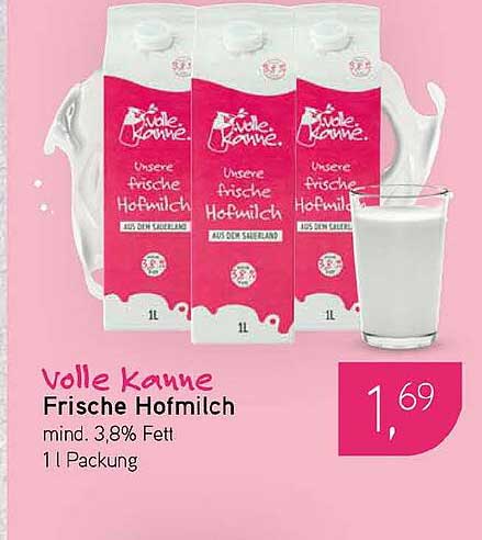 Volle Kanne Frische Hofmilch