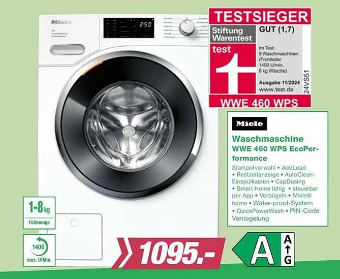 Waschmaschine WWE 460 WPS EcoPerformance
