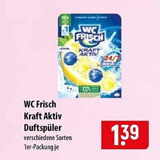 WC Frisch Kraft Aktiv Duftspüler verschiedene Sorten 1er-Packung je