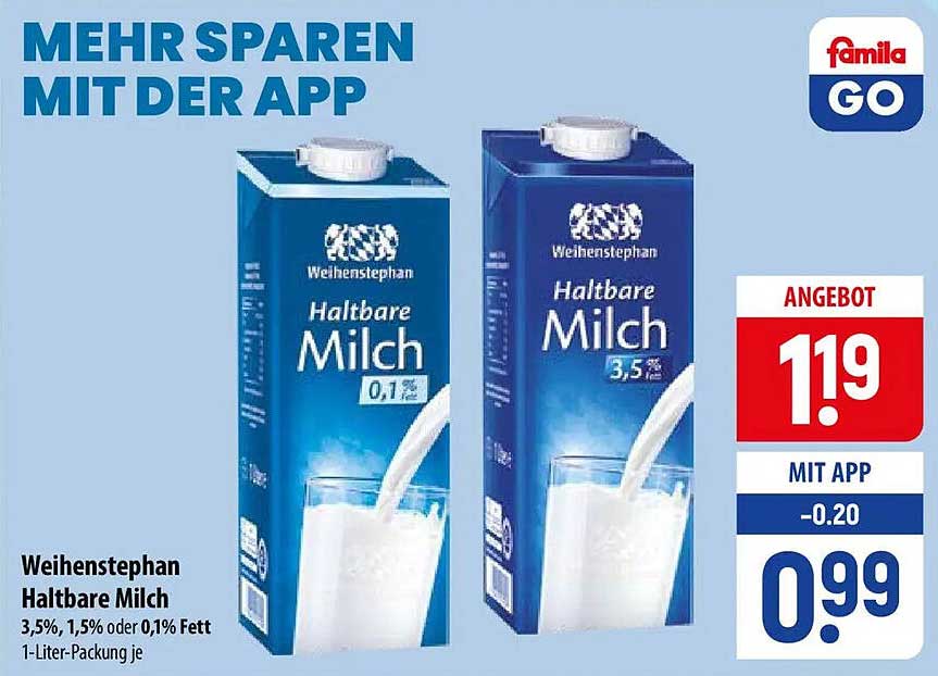Weihenstephan Haltbare Milch