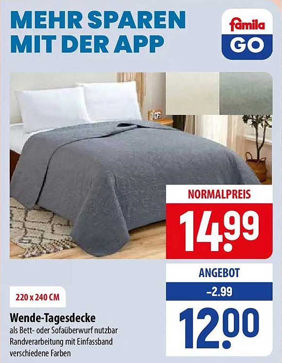 Wende-Tagesdecke