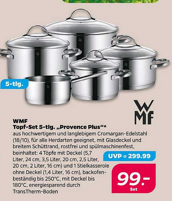 WMF Topf-Set 5-tlg. „Provence Plus“**