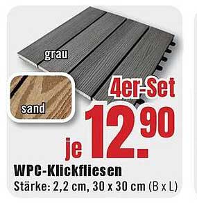 WPC-Klickfliesen