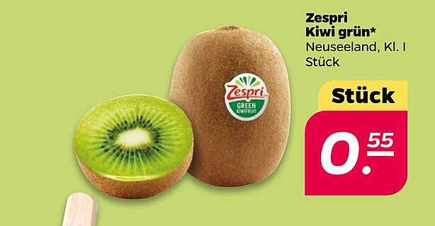 Zespri Kiwi grün* Neuseeland, Kl. I Stück