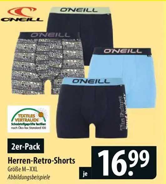 2er-Pack Herren-Retro-Shorts