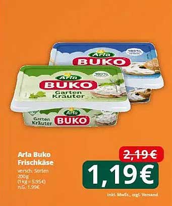 Arla Buko Frischkäse 200g - verschiedene Sorten