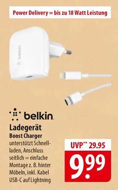 belkin Ladegerät Boost Charger