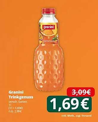 Granini Trinkgenuss - verschiedene Sorten 1 l