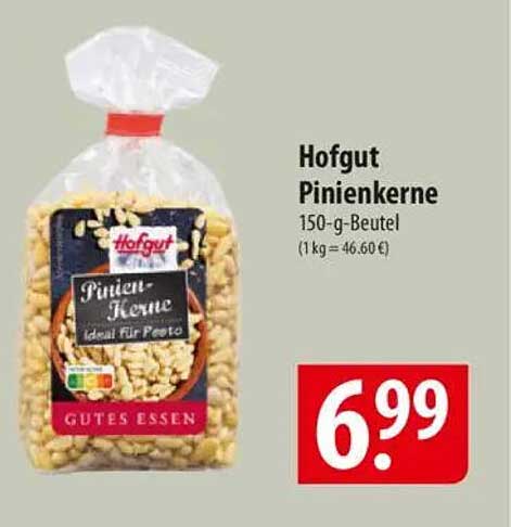 Hofgut Pinienkerne 150-g-Beutel