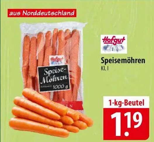 Hofgut Speisemöhren 1-kg-Beutel