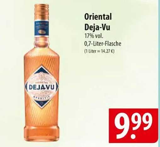 Oriental Deja-Vu 0,7-Liter-Flasche, 17% vol
