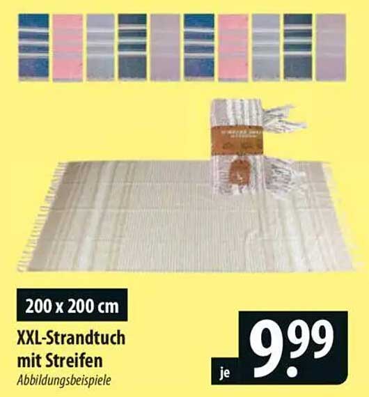 XXL-Strandtuch mit Streifen