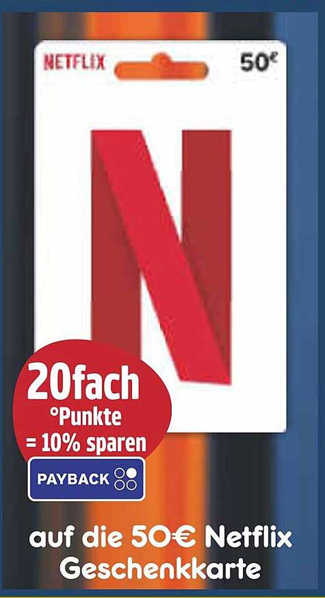50€ Netflix Geschenkkarte