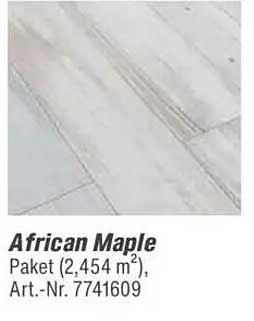 African Maple Paket (2,454 m²), Art.-Nr. 7741609
