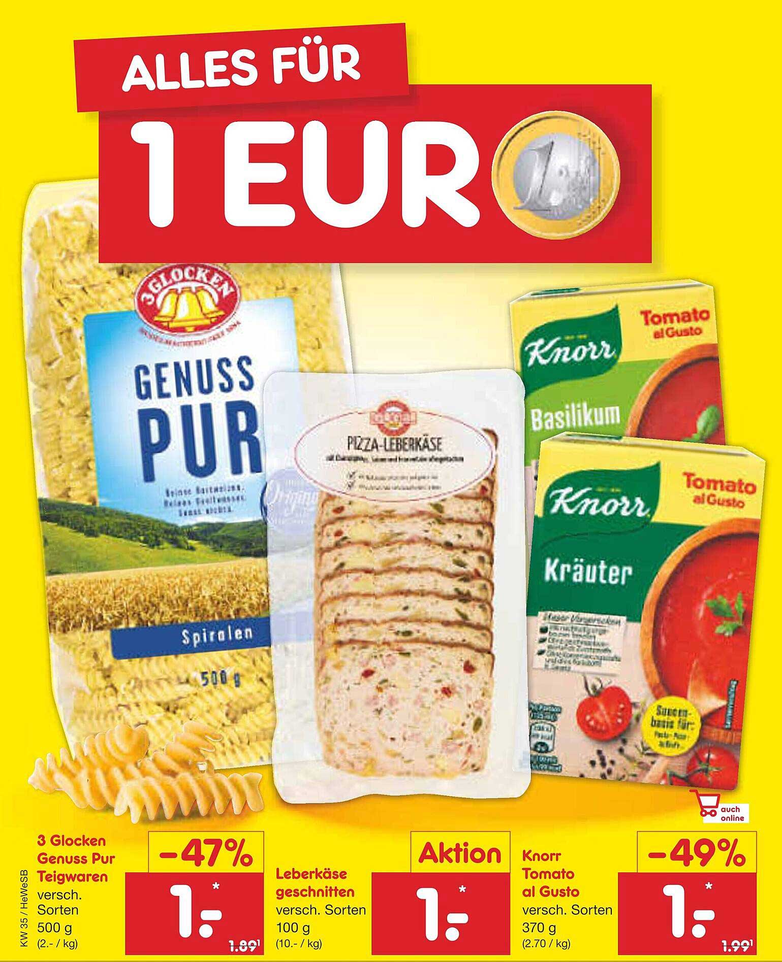 Alles für 1 EUR - Leckerbissen aus dem Netto Marken-Discount