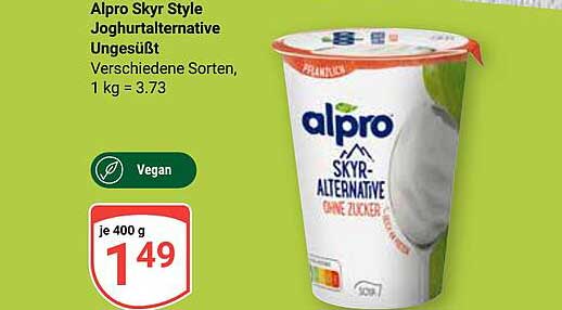 Alpro Skyr Style Joghurtalternative Ungesüßt
