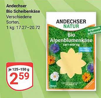 Andechser Bio Scheibenkäse