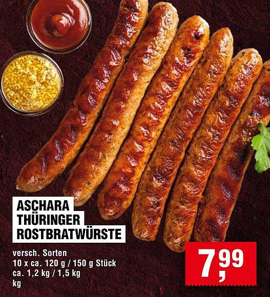 ASCHARA THÜRINGER ROSTBRATWÜRSTE