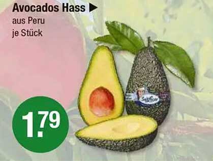 Avocados Hass aus Peru, je Stück