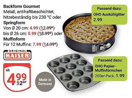 Backform Gourmet von Original Kaiser
