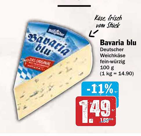 Bavaria blu - Deutscher Weichkäse fein-würzig 100 g