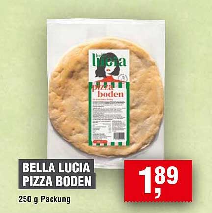 BELLA LUCIA PIZZA BODEN 250 g Packung