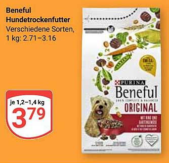 Beneful Hundetrockefutter, verschiedene Sorten, je 1,2–1,4 kg für nur 3,79 €