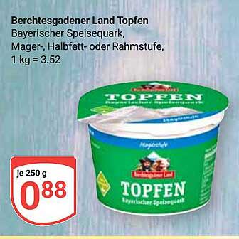 Berchtesgadener Land Topfen, 250 g