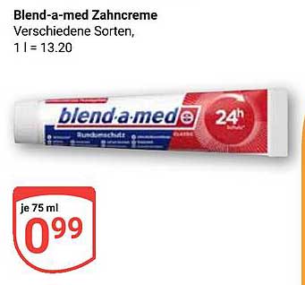 Blend-a-med Zahnpasta 75 ml – verschiedene Sorten
