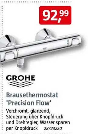 Brausethermostat 'Precision Flow' von GROHE