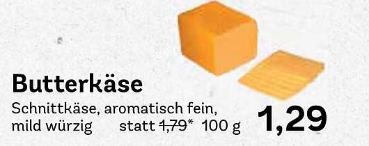 Butterkäse - Schnittkäse, aromatisch fein, mild würzig