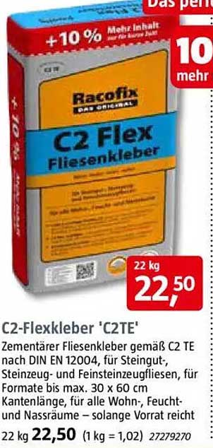 C2-Flexkleber 'C2TE'