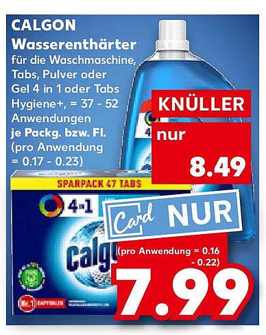 CALGON Wasserenthärter 4-in-1 für Waschmaschinen