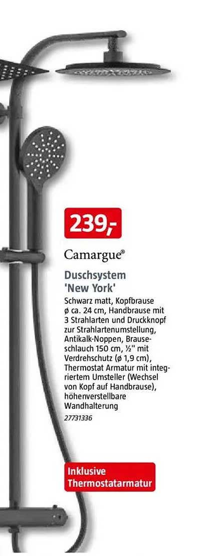 Camargue® Duschsystem 'New York'