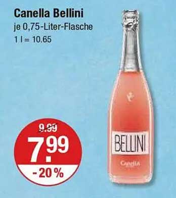 Canella Bellini je 0,75-Liter-Flasche