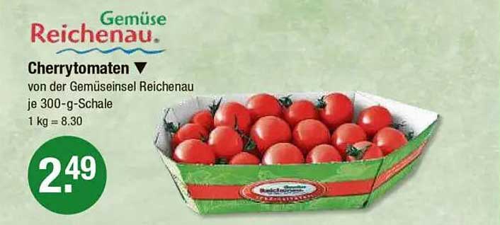 Cherrytomaten von der Gemüseinsel Reichenau je 300-g-Schale