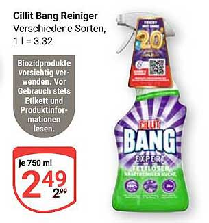 Cillit Bang Reiniger - Verschiedene Sorten, 750 ml
