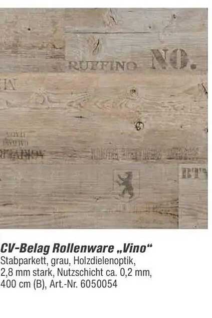CV-Belag Rollenware „Vino“