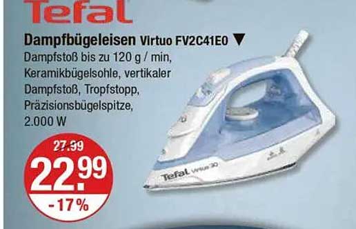 Dampfbügeleisen Virtuo FV2C41E0