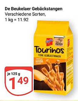 De Beukelear Gebäckstangen - Verschiedene Sorten