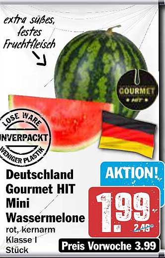 Deutschland Gourmet HIT Mini Wassermelone