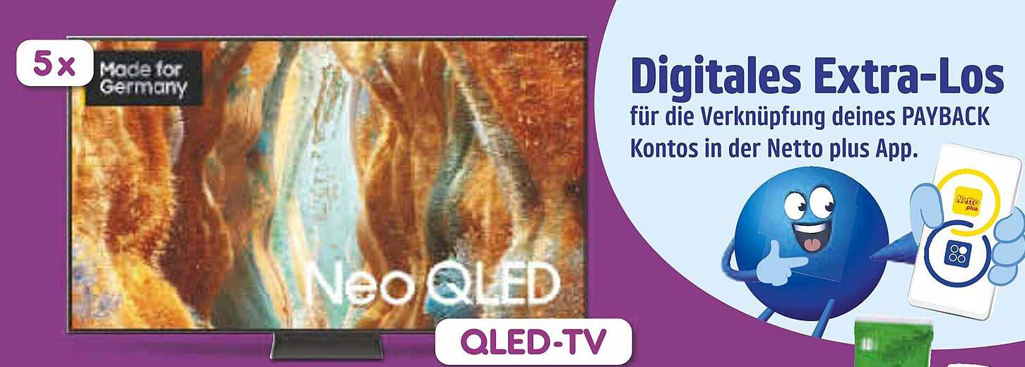 Digitales Extra-Los für die Verknüpfung deines PAYBACK Kontos in der Netto plus App