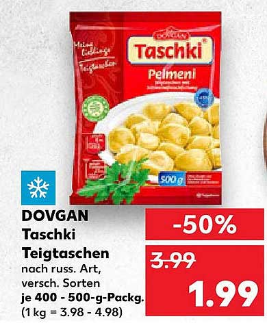 DOVGAN Taschki Teigtaschen 500 g