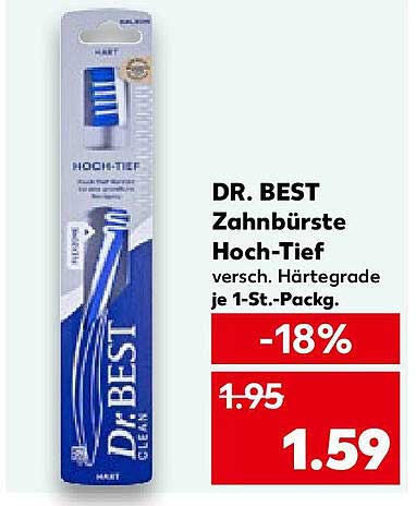 DR. BEST Zahnbürste Hoch-Tief