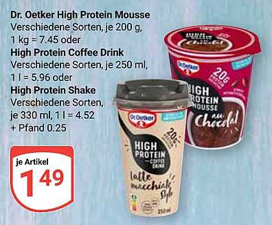 Dr. Oetker High Protein Mousse