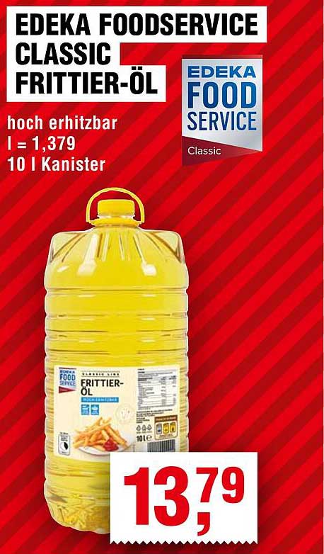 EDEKA Foodservice Classic Frittier-Öl 10 l Kanister