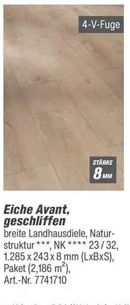 Eiche Avant, geschliffen – breite Landhausdiele, Naturstruktur