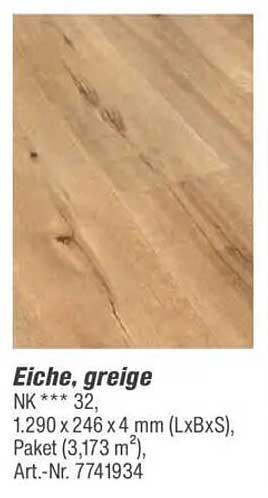 Eiche, greige - NK *** 32, Paket (3,173 m²)