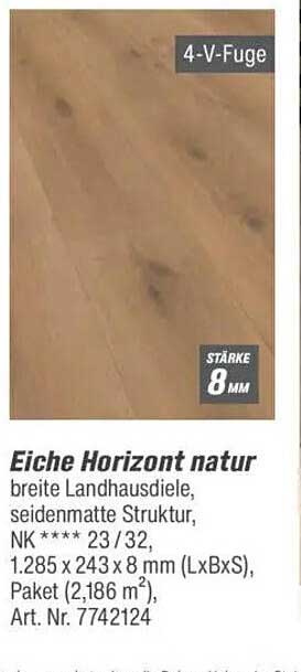 Eiche Horizont natur - breite Landhausdiele