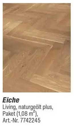 Eiche Living, naturgeölt plus, Paket (1,08 m²), Art.-Nr. 7742245